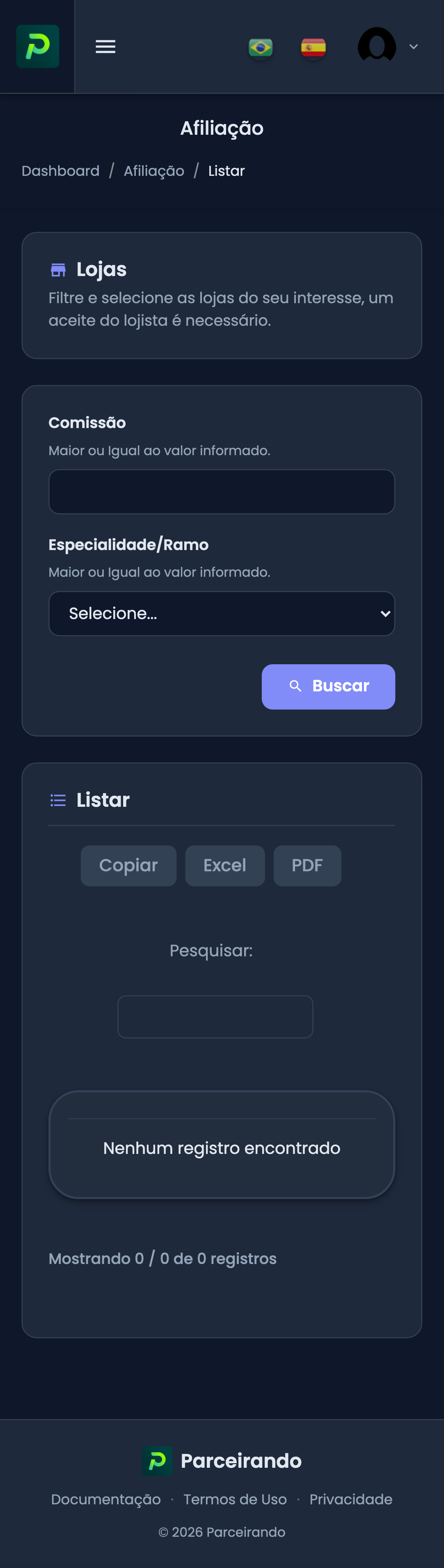 Afiliação Mobile Afiliado